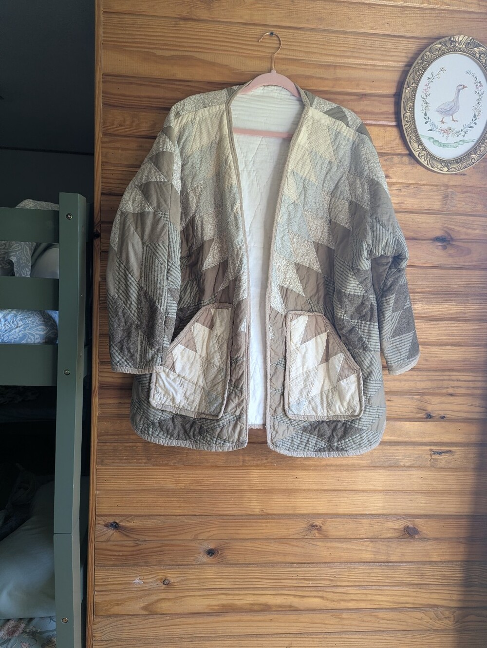 Handmade Vintage Star Quilt Jacket